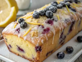 Lemon Blueberry Yogurt Loaf