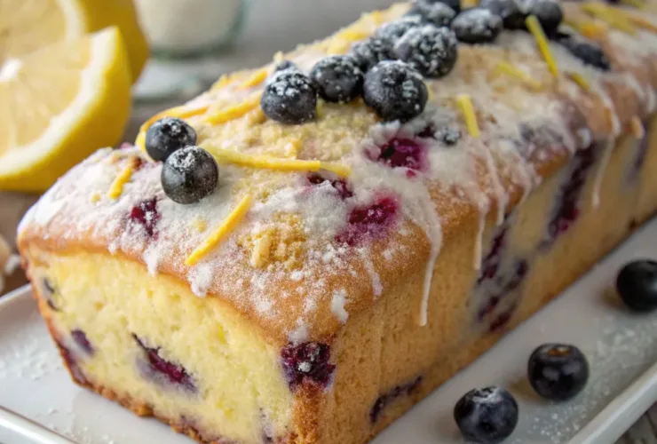 Lemon Blueberry Yogurt Loaf