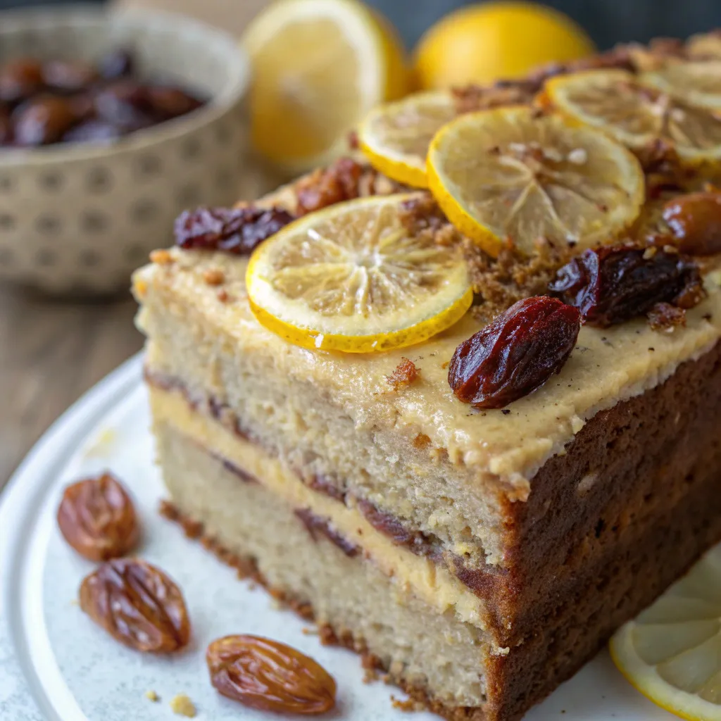 Lemon and Date Cake