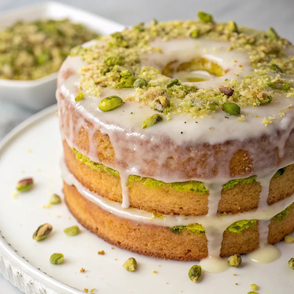 Luscious Lemon Pistachio Cake