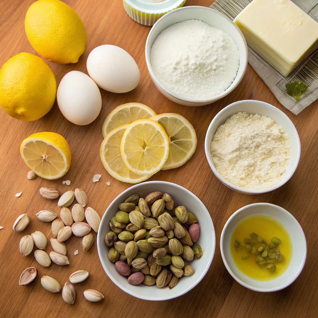 Luscious Lemon Pistachio Cake