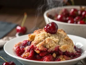 Old-Fashioned Cherry Cobbler