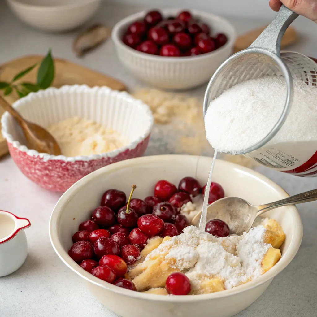 Old-Fashioned Cherry Cobbler