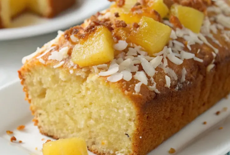 Pina Colada Pound Cake