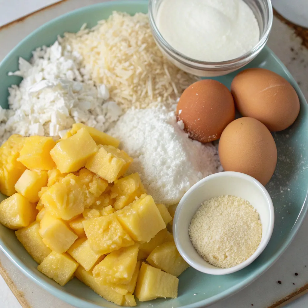 Pina Colada Pound Cake