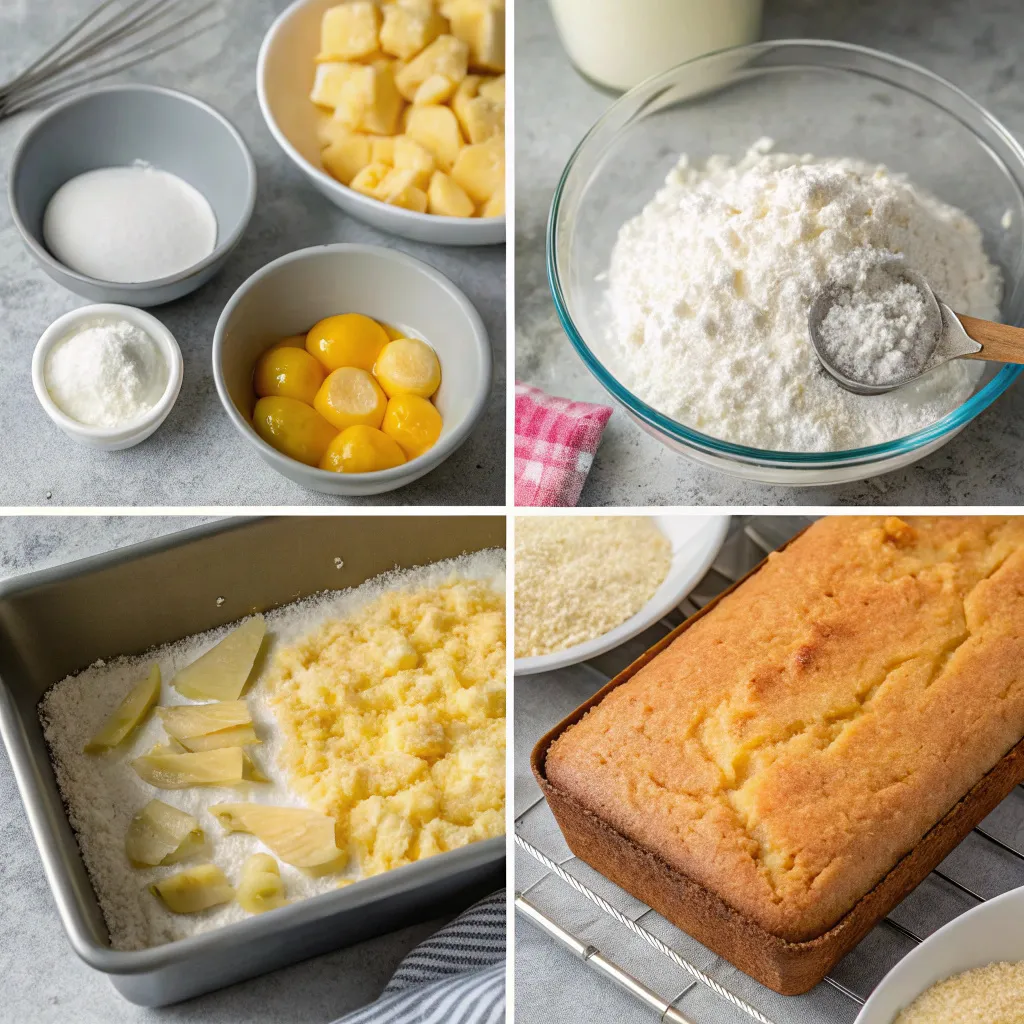 Pina Colada Pound Cake