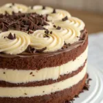 Rich Chocolate and Vanilla Cake