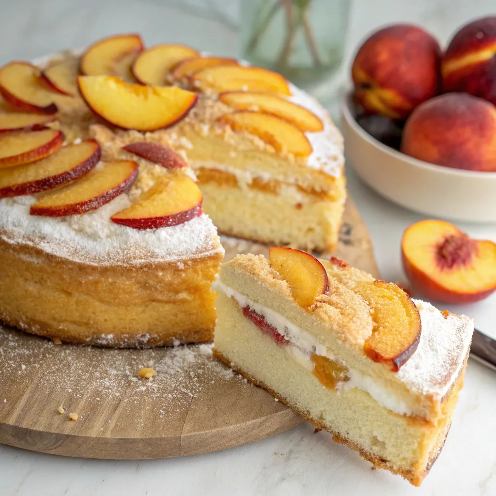 Summer Peach Cake
