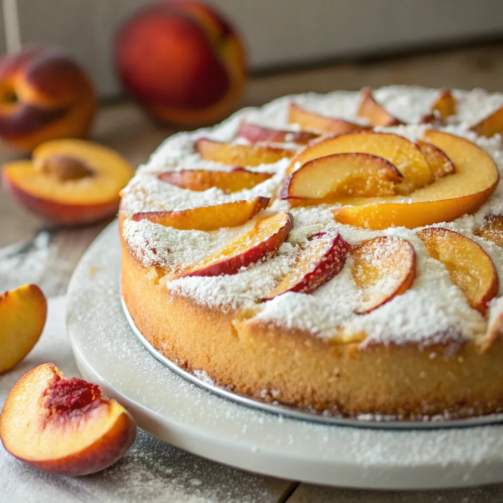 Summer Peach Cake