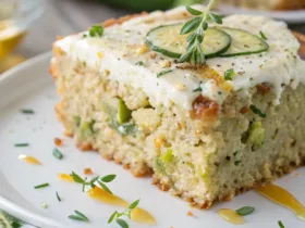 Zucchini & Quinoa Greek Yogurt Cake