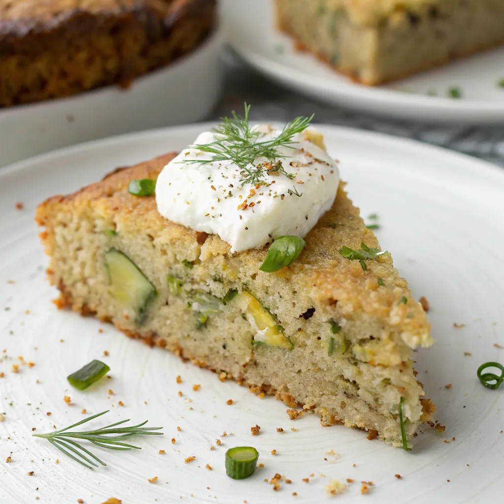 Zucchini & Quinoa Greek Yogurt Cake