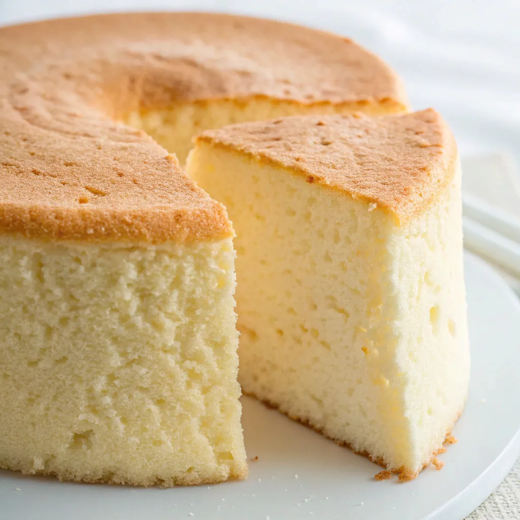 soft and fluffy chiffon cake