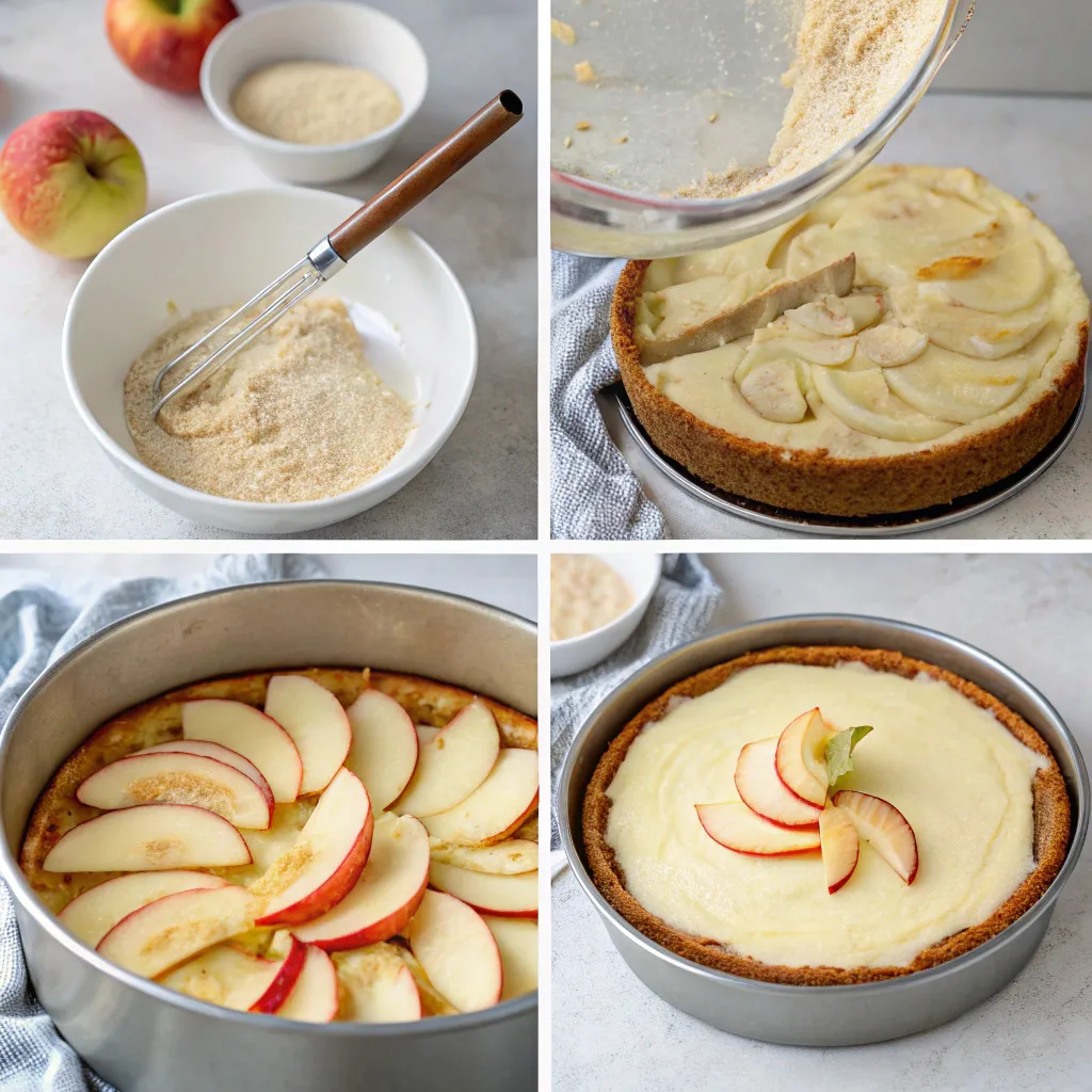 Apple Cheesecake Cake