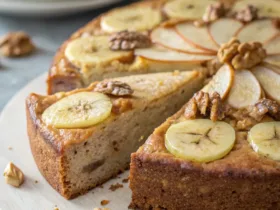 Banana Apple Walnut Cake