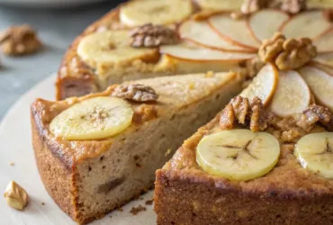 Banana Apple Walnut Cake