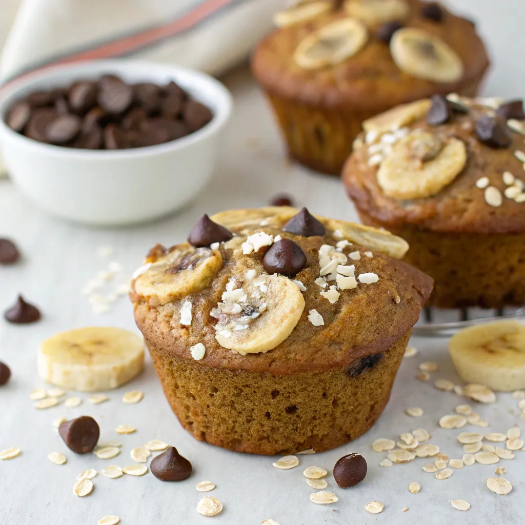 Banana Oat Muffins