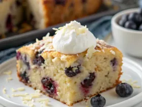 Blueberry Coconut Cake