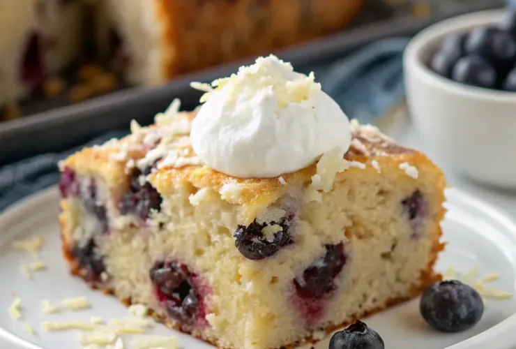 Blueberry Coconut Cake