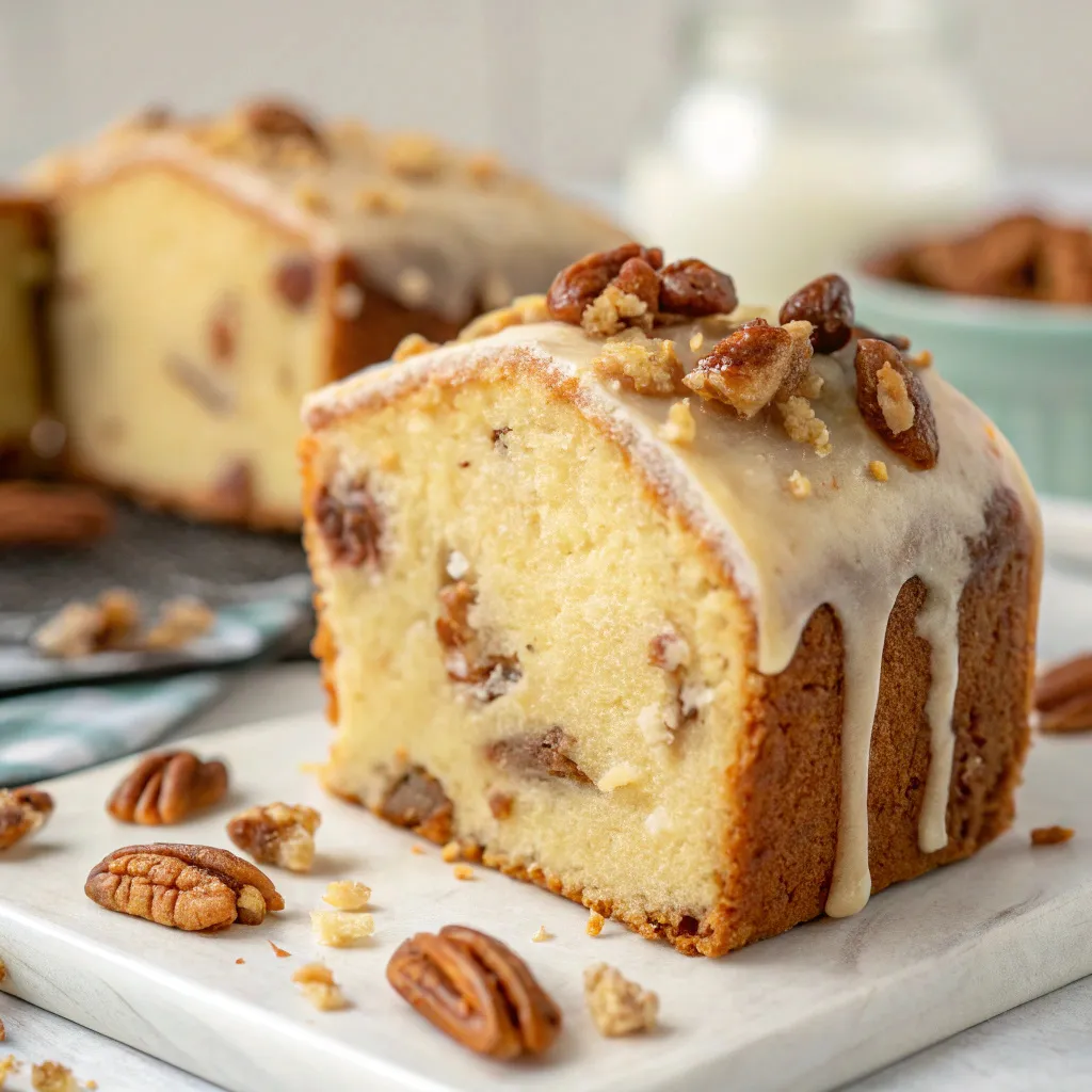 Butter Pecan Pound Cake