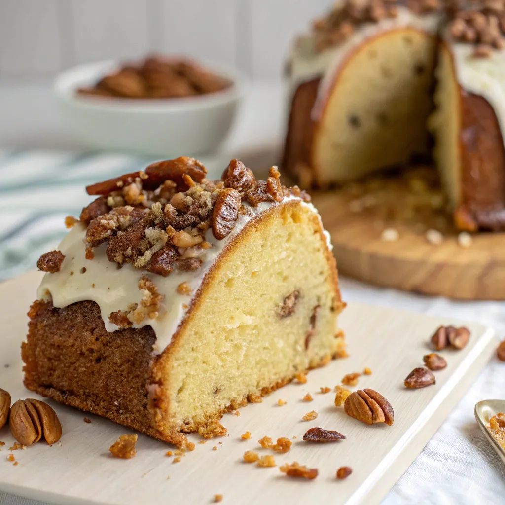 Butter Pecan Pound Cake