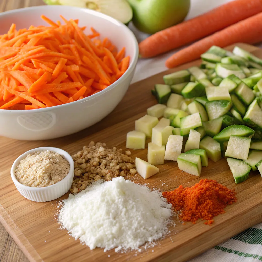 Carrot Apple Zucchini Bread