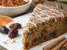Carrot Date and Cardamom Cake