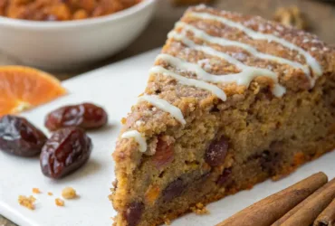 Carrot Date and Cardamom Cake