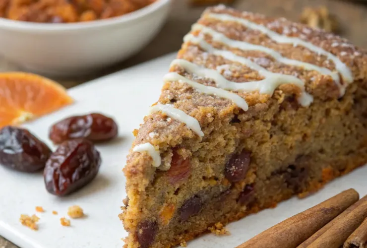 Carrot Date and Cardamom Cake