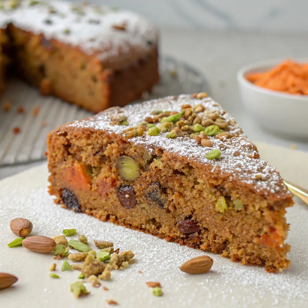 Carrot Date and Cardamom Cake