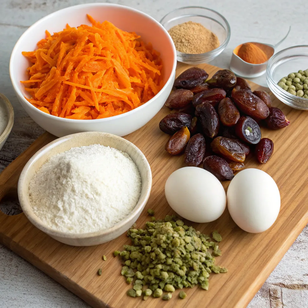 Carrot Date and Cardamom Cake