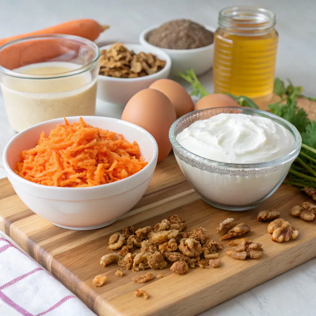 Carrot Yogurt Cake (No Flour)