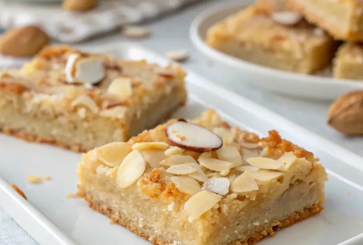 Coconut Almond Shortbread Bars