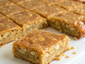 Condensed Milk Anzac Biscuit Slab
