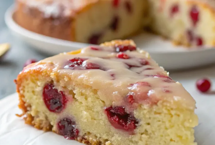 Cranberry Olive Oil Cake
