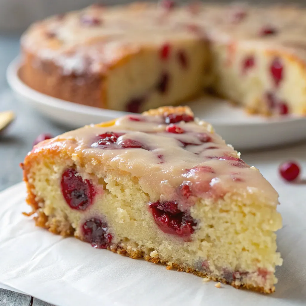 Cranberry Olive Oil Cake