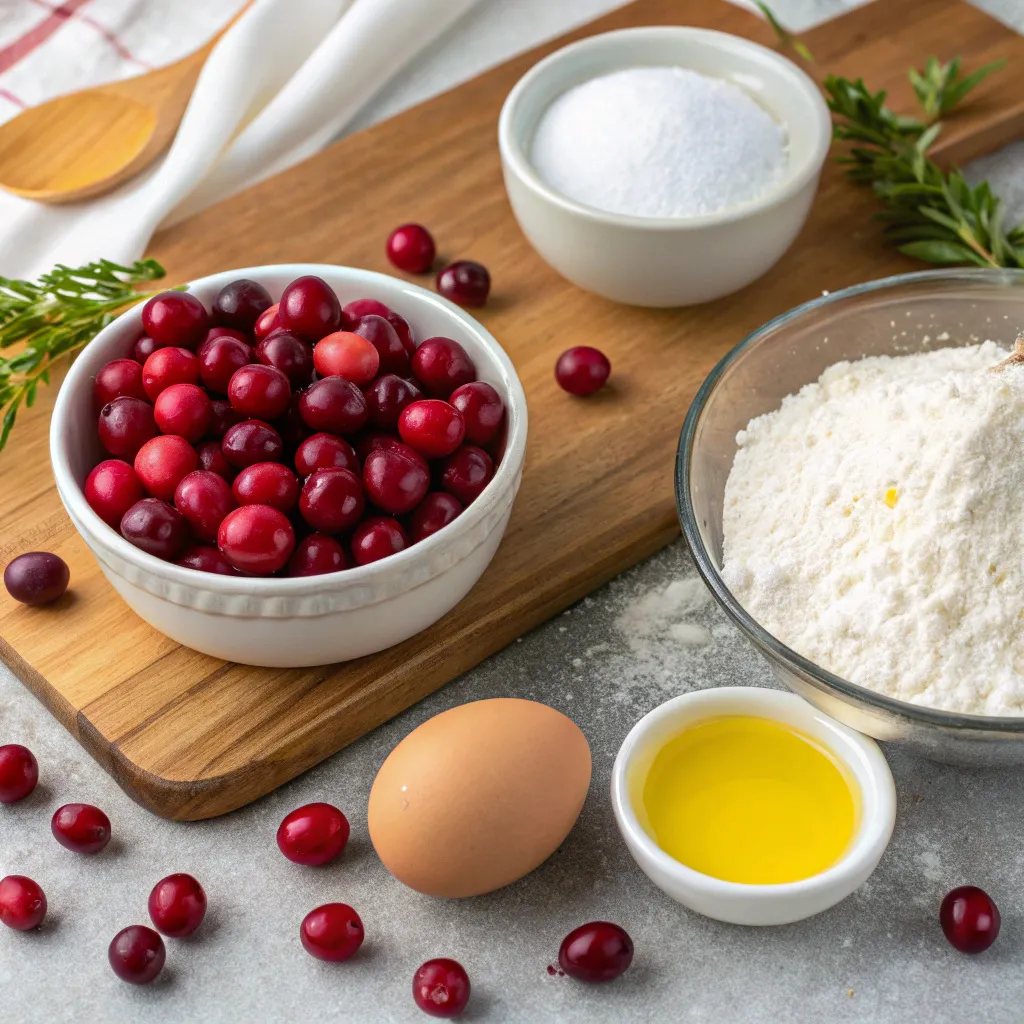 Cranberry Olive Oil Cake