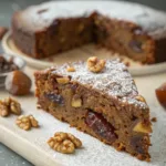 Date and Walnut Cake (No Flour)