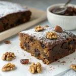 Espresso Date Cake with Walnuts