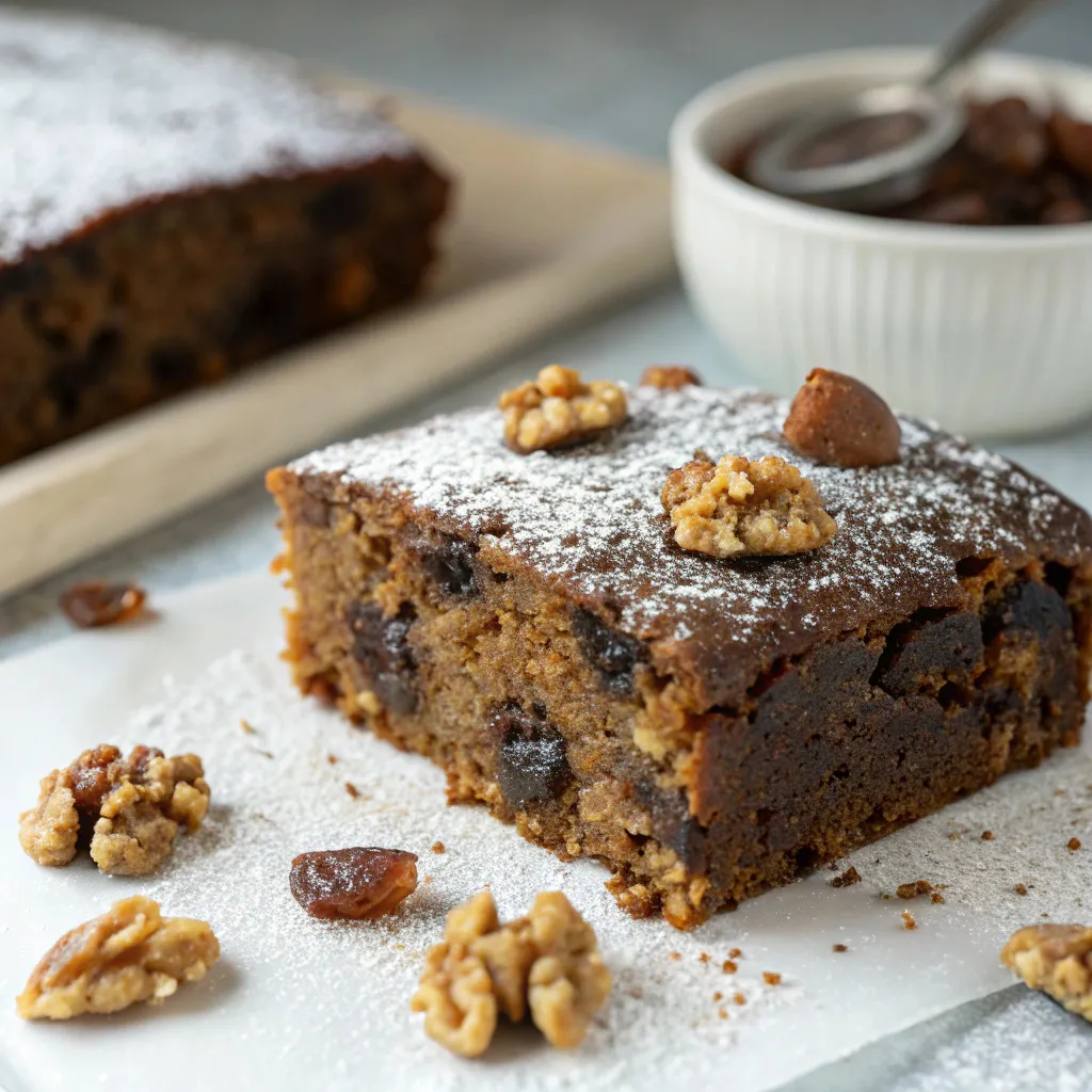 Espresso Date Cake with Walnuts