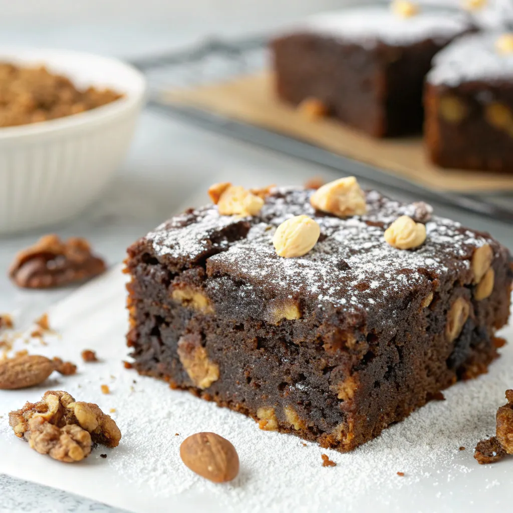 Espresso Date Cake with Walnuts