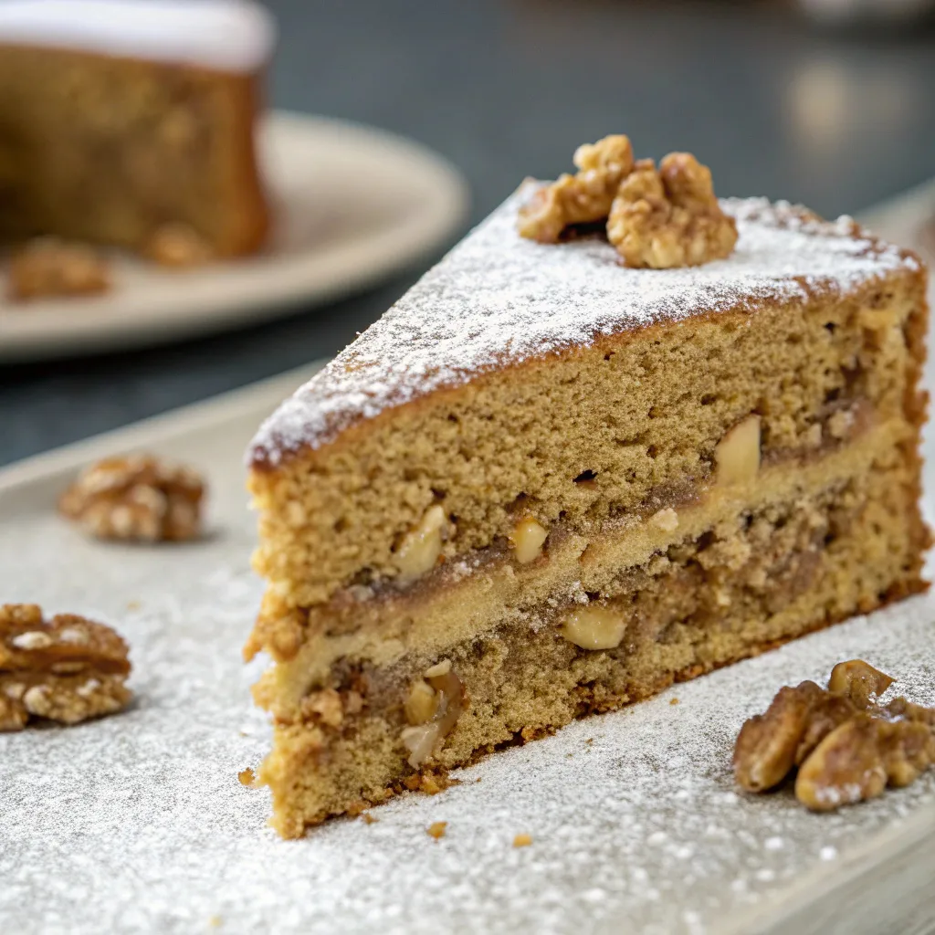 Express Walnut Cake