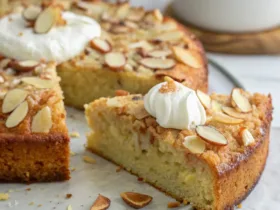 Flourless Almond Coconut Cake with Yogurt