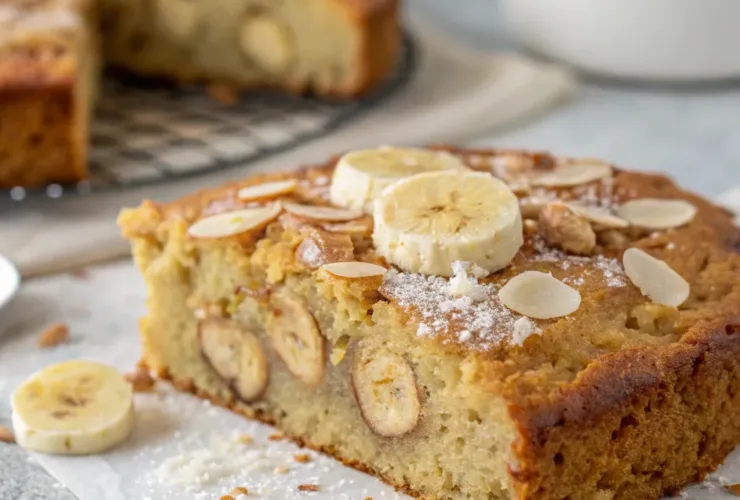 Flourless Banana Coconut Cake