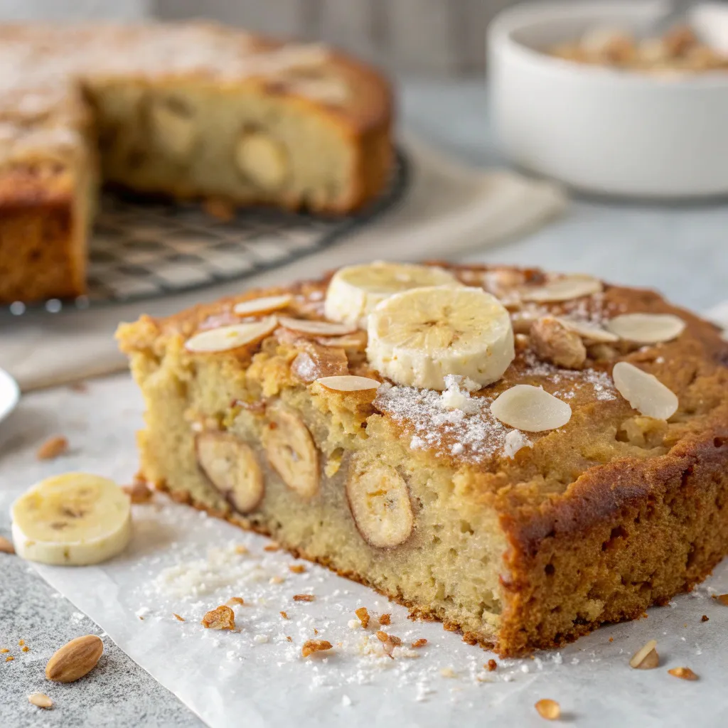 Flourless Banana Coconut Cake