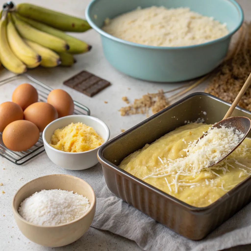 Flourless Banana Coconut Cake