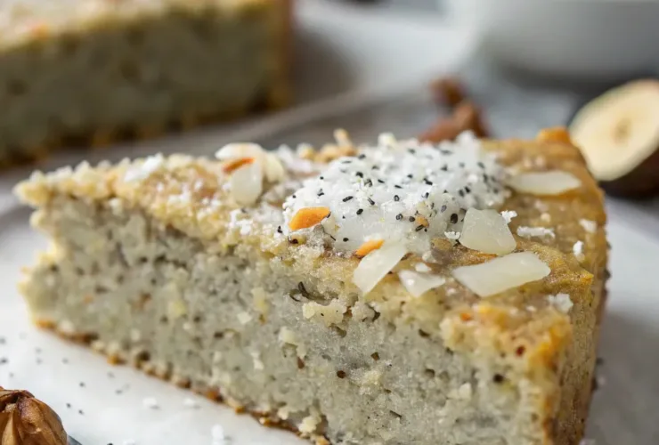 Flourless Chia Coconut Cake