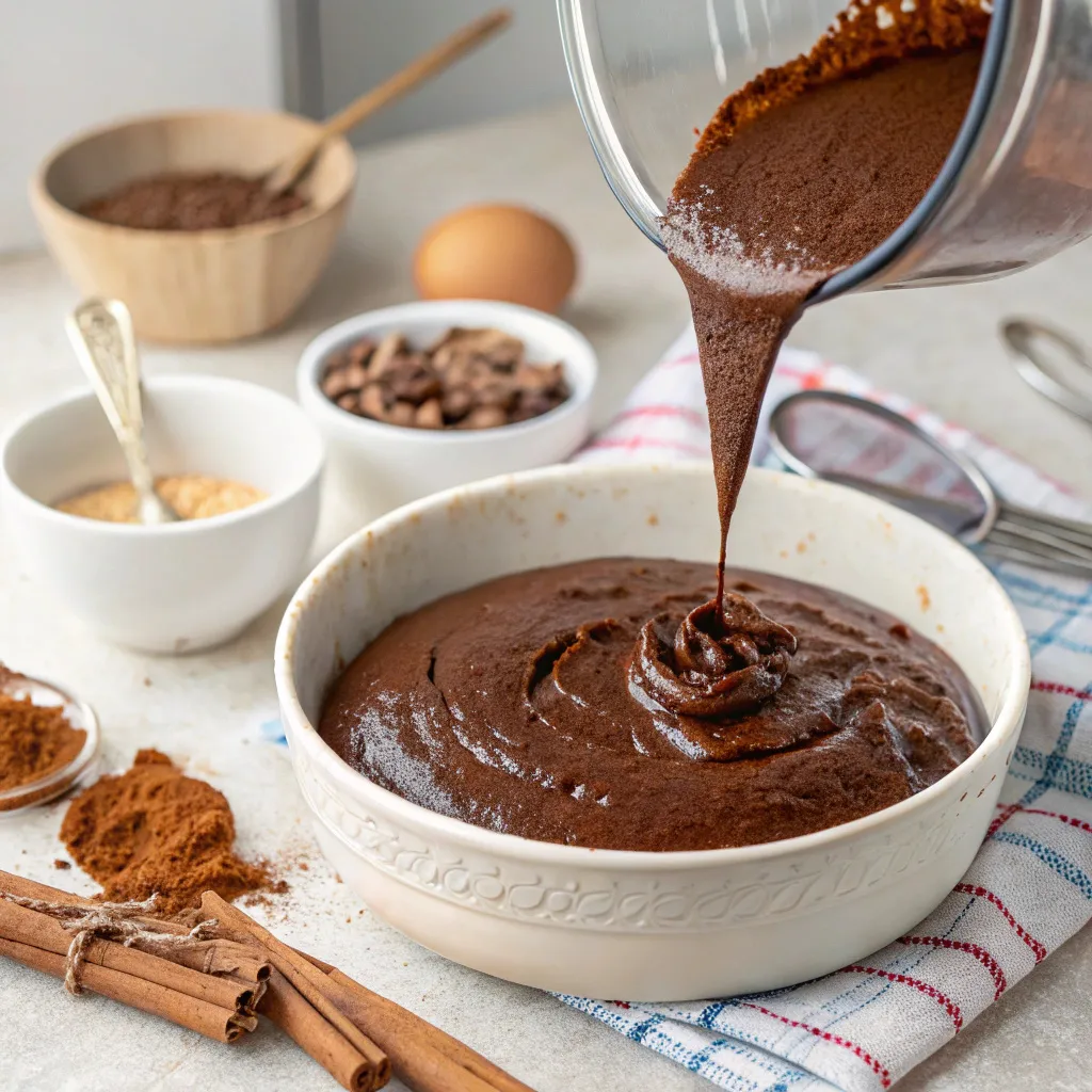 Flourless Cinnamon Hot Chocolate Cake