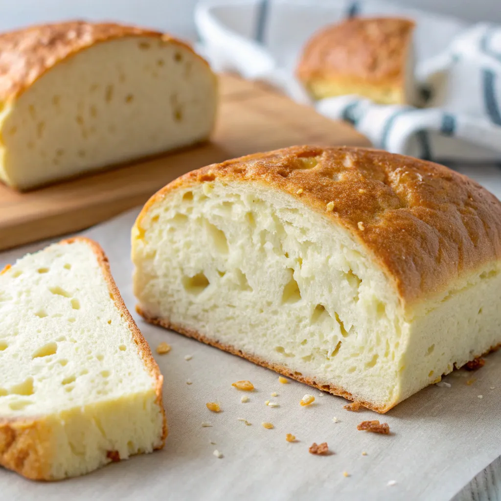 Flourless Cottage Cheese Bread