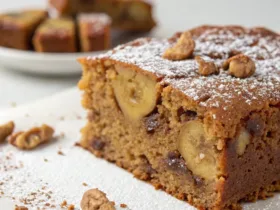 Flourless Gingerbread Banana Cake