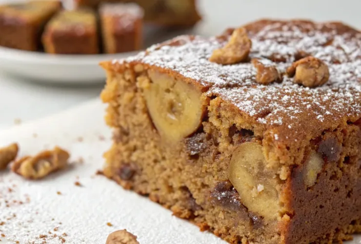 Flourless Gingerbread Banana Cake